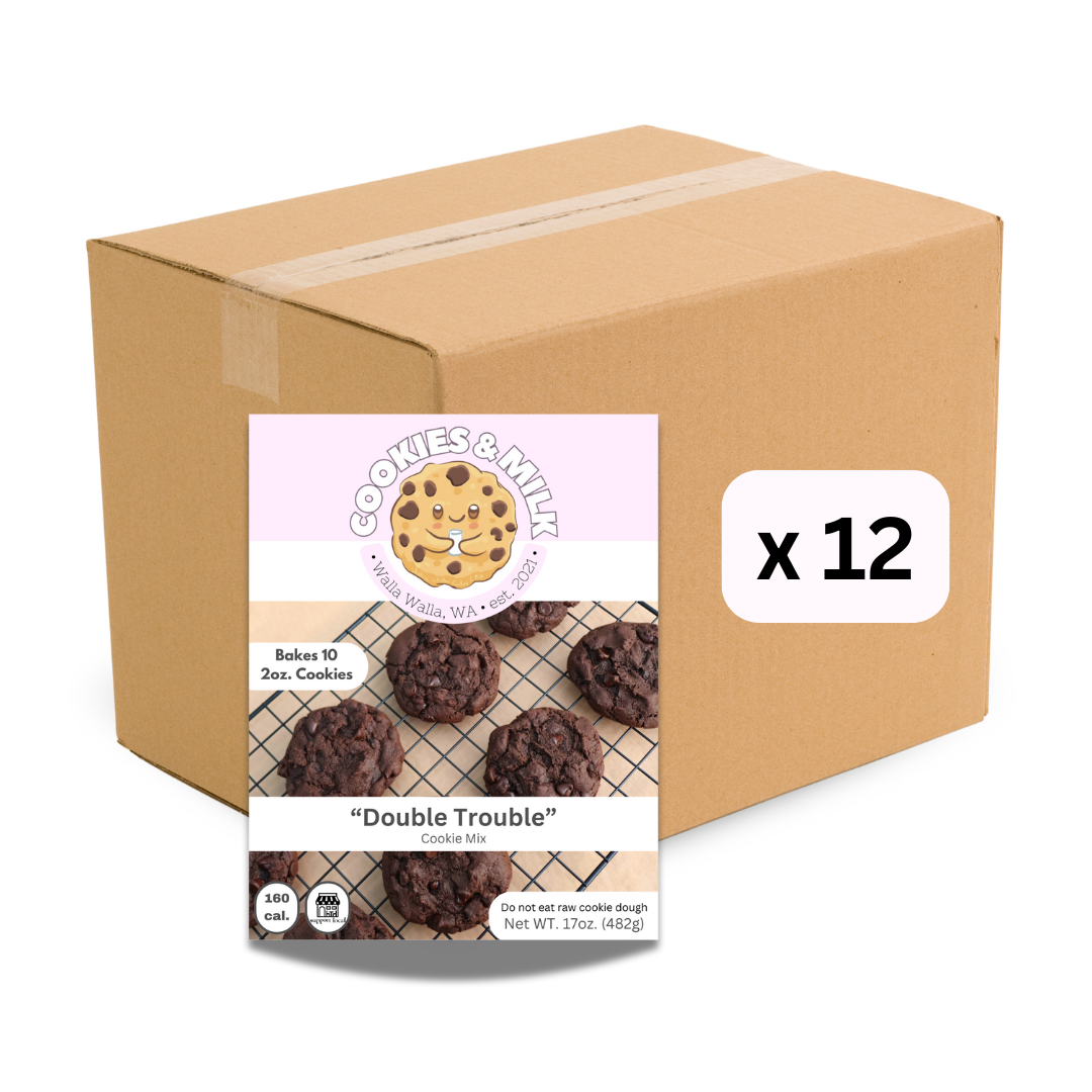 Double Trouble Cookie Mix - 1 Case (12-17oz mixes per case)